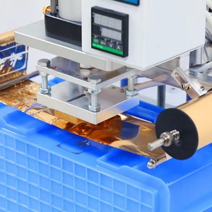 Factory Customized Plastic Turnover Box Crate Pneumatic Hot Foil Stamping Machine Gilding Press Machine Heat Press Machine