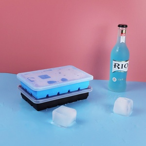 Wholesale 15-grid Eco-Friendly Square <b>Silicone</b> Ice Cube Mold Easy to Use Ice Maker Ice Cream <b>Tools</b> - Product Image 3