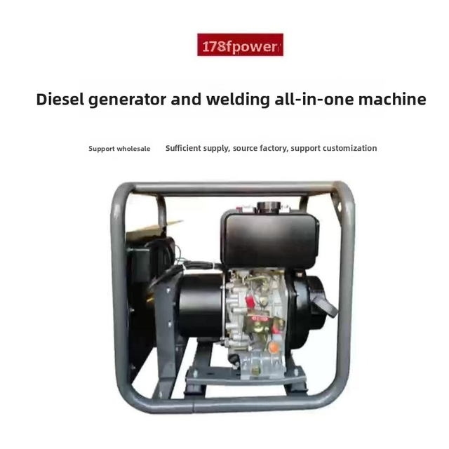Custom HWT-140A Diesel Welder Generator 3000W Silent Portable Industrial Arc Welding Equipment with 400A High Current Output