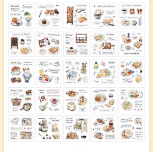 50 feuilles d'autocollants imperméables souples pour la décoration des fêtes, carnets de notes avec découpe auto-adhésive, autocollants en papier finition brillante - Product Image 6