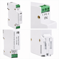 Parafoudre 4 fils RS485/422 12V 24V 48V CC sur rail DIN pour systèmes de communication industriels
