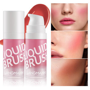 Presse bouteille de liquide blush liquide blush maquillage unique blush emballage <span class=keywords><strong>pailleté</strong></span> blush - Product Image 2