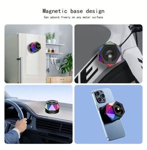 ลำโพงไร้สายแม่เหล็ก TWS G300 รุ่น Diamond พร้อมไฟ RGB สีสันสดใส ใช้เป็นขาตั้งโทรศัพท์ได้ พกพาสะดวก เหมาะสำหรับใช้ในบ้าน งานปาร์ตี้กลางแจ้ง - Product Image 4