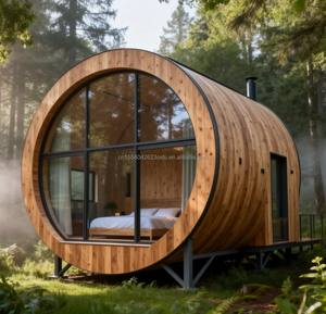 Casa Contenedor Prefabricada, Villa Moderna de Lujo, Estructura de Acero Ligero, Diseño Circular Modular, Transpirable, para Dormitorio u Oficina - Product Image 6