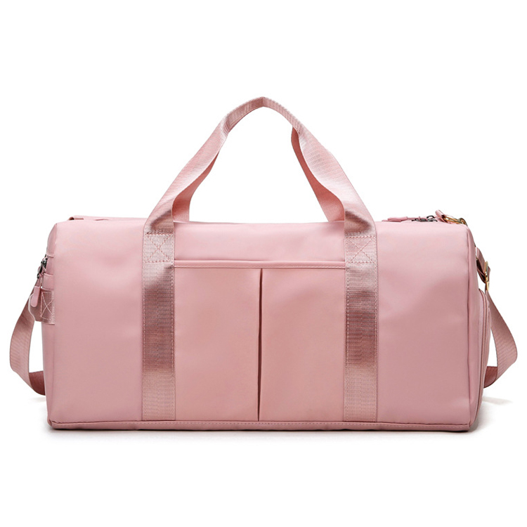 Спортивная сухая и влажная сумка для хранения одежды на открытом воздухе, Дорожная Спортивная сумка с отделением для обуви, розовая спортивная сумка