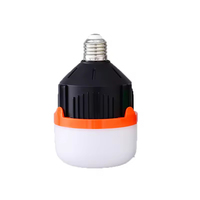 Ampoule LED d'urgence pour marché nocturne domestique 9w 15w 20w 50w, éclairage tactile, design télescopique, ampoule de camping E27