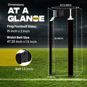 Ceintures de football américain pour adultes et enfants, ceinture d'entraînement de football américain personnalisée, ceinture de football américain de fantaisie - Product Image 4