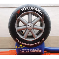 Ballons publicitaires gonflables géants en forme de pneu pour événements promotionnels – Vente chaude