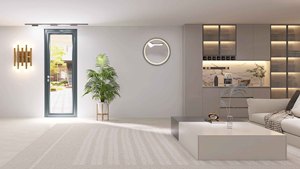 <span class=keywords><strong>Porte</strong></span> battante moderne à double vitrage avec <span class=keywords><strong>cadre</strong></span> en aluminium, isolation phonique, pour entrée de salon intérieur - Product Image 2