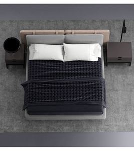 Italian Style Modern Designer Leather Durable Hotel <b>Bed</b> <b>Frame</b> for Living Room Bedroom Custom King/<b>Queen</b> <b>Size</b> Apartment Furniture - Product Image 6