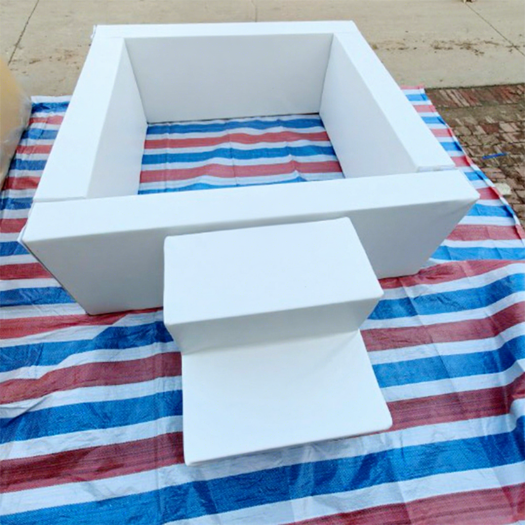 Piscine à balles blanche 1,5 m