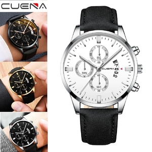 Cuena 845 845L Men Quartz Analog Wrist Watch Luxury Man Wristwatch Fashion Business Waterproof Watches for <strong>Male</strong> <strong>Valentines</strong> <strong>Gift</strong> - Product Image 4