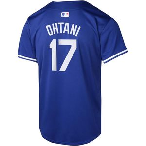 Maillot de baseball bleu alternatif FOXA Shohei Ohtani Dodgers pour enfants 8-20, vêtements de baseball respirants - Product Image 3