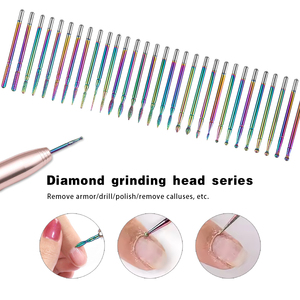 30 pz/set punte professionali per unghie bave per unghie strumento 3/32 ''Set di punte per unghie diamantate - Product Image 5