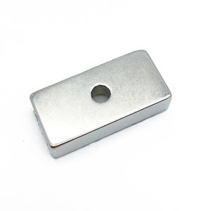N52 Hình Chữ Nhật Nam Châm <span class=keywords><strong>Neodymium</strong></span> Có Lỗ - Product Image 2