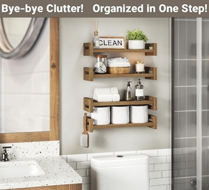 Phòng khách gắn tổ chức nổi giá sách kệ sách lưu trữ giá lưu trữ tường kệ - Product Image 4