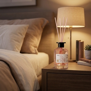 Fabrika OEM Çevre Dostu 200ml Sıvı Çubuklu Oda Kokusu Cam Şişesi Ofis ve Otel Kullanımı İçin Gül Kokulu - Product Image 6