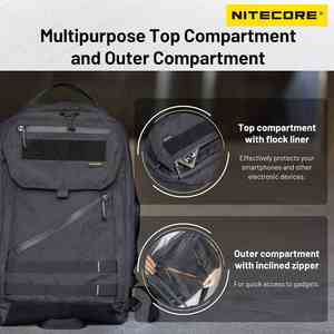 Sac à dos tactique multifonctionnel en denim grande capacité pour ordinateur portable 15,6 pouces, durable pour les voyages - Product Image 5