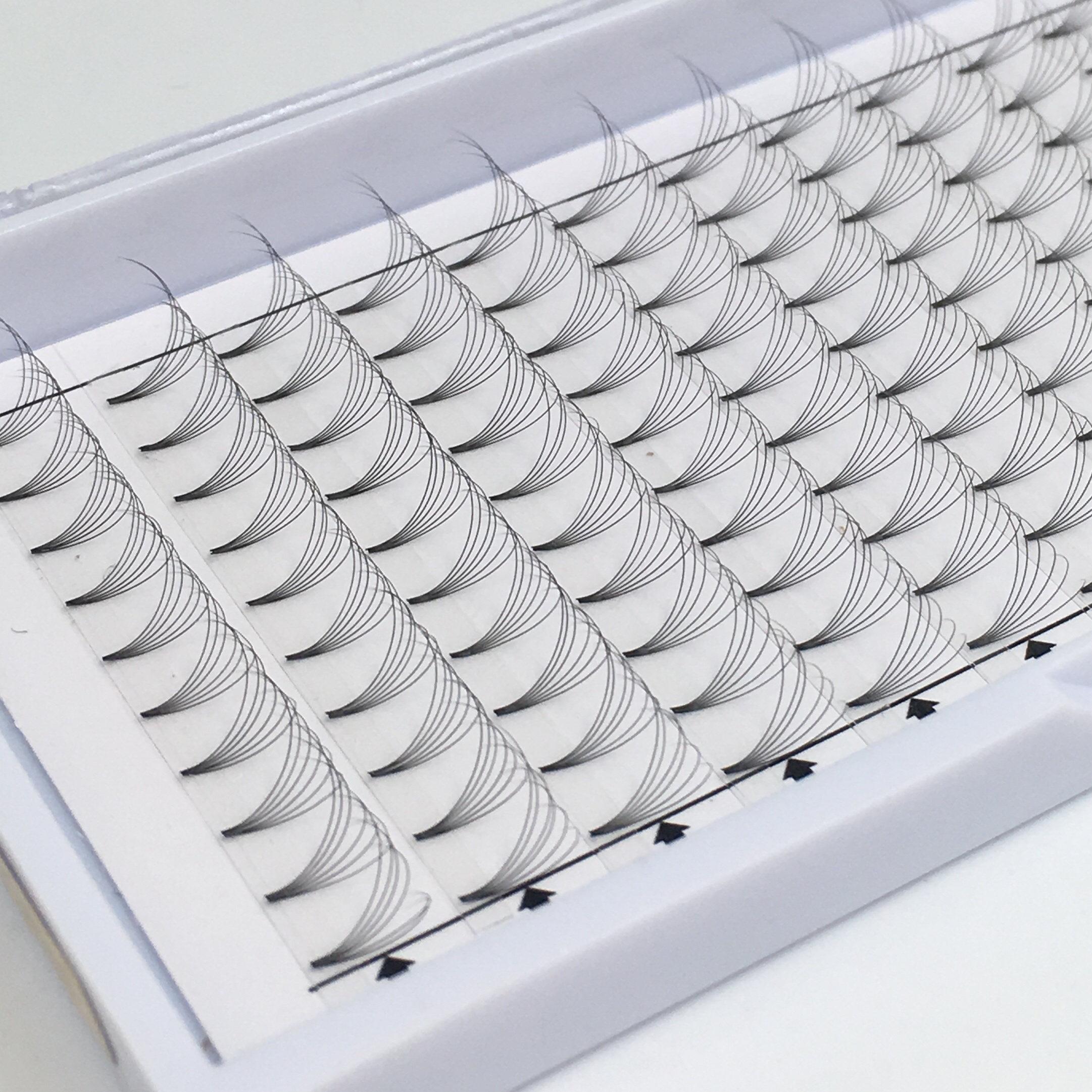 Русский объем готовые веерные ресницы 3D 4D 5D 6D процветающие ресницы 0,05 0,07 0,10 синтетические шелковые ресницы