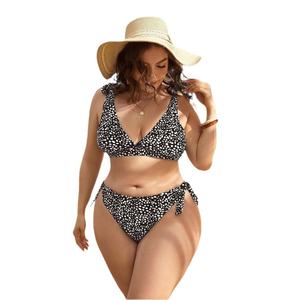 Logo personnalisé 2025 Nouvel arrivage <span class=keywords><strong>Maillot</strong></span> <span class=keywords><strong>de</strong></span> <span class=keywords><strong>bain</strong></span> grande taille Sexy deux pièces pour femmes avec <span class=keywords><strong>bas</strong></span> taille haute <span class=keywords><strong>Maillot</strong></span> <span class=keywords><strong>de</strong></span> <span class=keywords><strong>bain</strong></span> léopard grande taille - Product Image 2