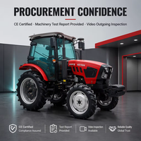Tracteur agricole 150 ch 4x4 avec cabine climatisée, système hydraulique, châssis robuste