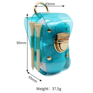 Bolsa de Almacenamiento para Pelotas de <span class=keywords><strong>Golf</strong></span> de PVC Transparente RR, Soporte para Pelotas de <span class=keywords><strong>Golf</strong></span> con Colgador para la Cintura, Portátil, Resistente a la Lluvia, Accesorios para Pelotas de <span class=keywords><strong>Golf</strong></span> - Product Image 6