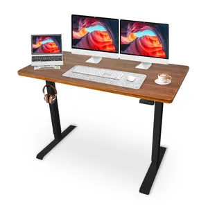 Wholesale Adjustable sit stand gaming computer table gaming desk for home pc price bedroom gamer black cheap modern best custom