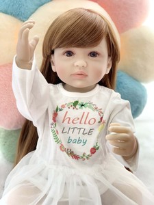 Cao su qui pleure ET fait Pipi silicone-reborn-Baby-Búp bê để bán mô hình 55 98cm kittanam tái sinh búp bê - Product Image 6