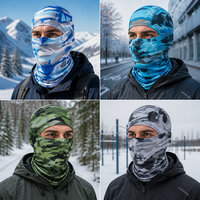 Cagoule de moto et de ski coupe-vent anti-UV rafraîchissante pour adultes unisexe, style image, usage quotidien, pêche