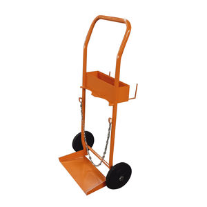 Gaz silindiri arabası toptan ağır metal gravu gaz oksijen silindiri arabası tıbbi kaynak gaz şişesi el arabası - Product Image 5