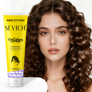 Ricciolo al burro di karité che definisce crema etichetta privata lozione per capelli ricci con proteine della seta aggiunta crema per capelli lucidante - Product Image 4