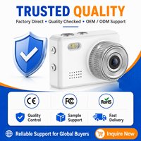 Mini caméra numérique DC22 5MP 1080P avec écran LCD IPS de 0,96 pouces, format poche, capteur CMOS grand angle, enregistrement photo et vidéo, batterie 200mAh, compatible MicroSD