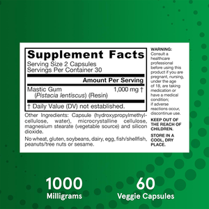 Gélules de Mastic Naturel Halal OEM en Gros pour le Soutien Digestif et Gastrique - Product Image 2