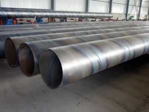 800mm 1000mm Diamètre Acier au carbone ERW <span class=keywords><strong>Tuyau</strong></span> soudé Finition laminée à chaud Certifié JIS & GS Longueur 12m avec service de poinçonnage - Product Image 5