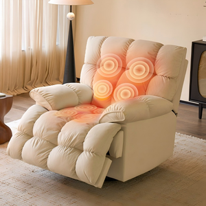 Sillón Reclinable para Sala de Estar, Silla de Masaje Reclinable <span class=keywords><strong>Manual</strong></span>, Sofá Cama con Calefacción y Función de Balanceo - Product Image 2