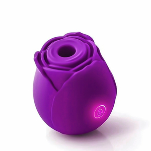Silicone ABS Material <strong>Small</strong> Trumpet Flower Vibrator with 7 Freq Suction USB Mag Charging Waterproof Rose Vibrator Sexy Toys - Product Image 1