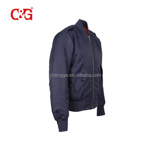 Giacca da Volo MA-1 in Blu Navy - Product Image 5