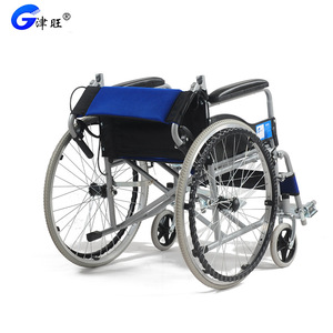Silla de Ruedas Manual Jinwang de Aleación de Aluminio Plegable y Ligera para Ancianos, Ayuda para la Movilidad - Product Image 1