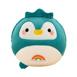 Almohada de Viaje con Forma de Pingüino de Dibujos Animados, Multifuncional, Fácil de Transportar, con Bolsa de Oso, Relleno de Algodón PP, Antifaz para Dormir, Soporte para el Cuello, OEM ODM - Product Image 1