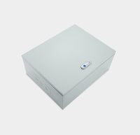 Boîtier de distribution électrique personnalisé en acier inoxydable IP54, armoire électrique extérieure thermolaquée pour OEM