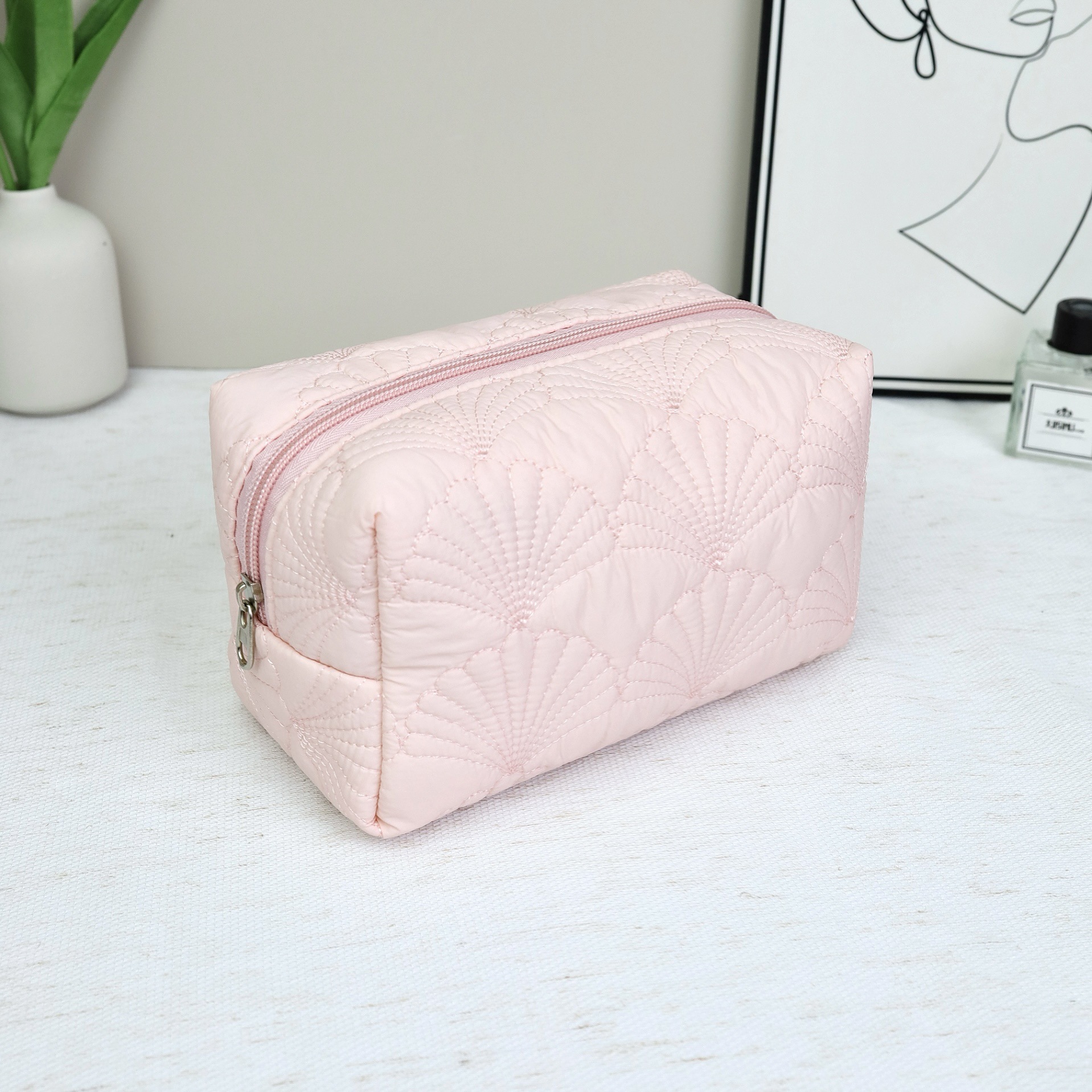 Coquillage rose [Taille Unique - Taie d'oreiller]