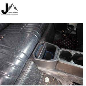 <span class=keywords><strong>Plateau</strong></span> de rangement de <span class=keywords><strong>voiture</strong></span> en ABS sur mesure avec tapis antidérapant pour Suzuki Jimny JB64 JB74 2018-2025 3 portes Pueatas Accessoires intérieurs - Product Image 4
