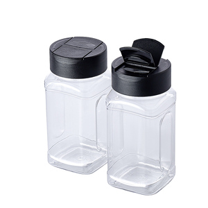 Venta al por Mayor <span class=keywords><strong>de</strong></span> Frascos <span class=keywords><strong>de</strong></span> Plástico Ecológicos para <span class=keywords><strong>Especias</strong></span> <span class=keywords><strong>y</strong></span> <span class=keywords><strong>Condimentos</strong></span>, Envases Cuadrados <span class=keywords><strong>de</strong></span> PET <span class=keywords><strong>de</strong></span> 275 ml para <span class=keywords><strong>Especias</strong></span> <span class=keywords><strong>y</strong></span> Pimienta - Product Image 1