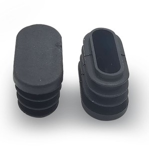 Tapones <span class=keywords><strong>de</strong></span> Plástico PE Industriales en Forma <span class=keywords><strong>de</strong></span> D para Tubos, Postes <span class=keywords><strong>de</strong></span> Cercas, Ranuras <span class=keywords><strong>de</strong></span> Estantes, Insertos Duraderos con Acabado Acanalado, Color Negro MAIGE B01 - Product Image 1