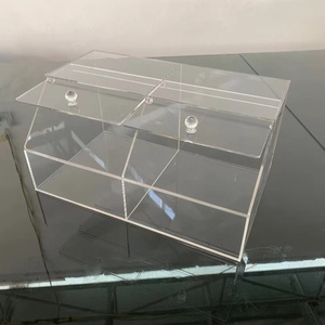 Hộp đựng kẹo acrylic cao cấp tùy chỉnh có nắp, chống bụi, dùng cho siêu thị, hộp đựng kẹo acrylic trong suốt lớn kèm muỗng xúc - Product Image 2