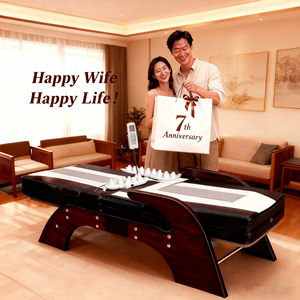 Cama de Masaje Térmica <span class=keywords><strong>POP</strong></span> RELAX con Música Coreana, Rodillos de Piedra Caliente, Calefacció<span class=keywords><strong>n</strong></span> Eléctrica Terapéutica, Cuidado de la Columna Vertebral, Masaje Infrarrojo - Product Image 2