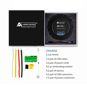 Moteurs brushless Myactuator RMD-X8 Pro 1:9 V2 avec encodeur, moteurs à engrenages planétaires, couple élevé, CANV3 RS485 CE ROHS - Product Image 5