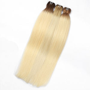 Оптовая продажа, 100% необработанные натуральные человеческие волосы, завязанные вручную, выровненные по утку кутикулы, прямые качественные окрашенные натуральные стильные преимущества мягкости - Product Image 3