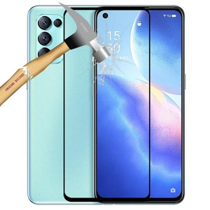 กระจกนิรภัย 3 มิติ รุ่นใหม่ หนา 0.33 มม. สำหรับ Oppo Reno 5k ฟิล์มกันรอยเต็มจอ - Product Image 1