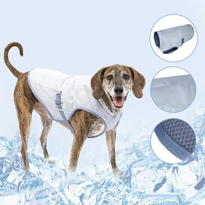 Chaleco refrigerante para perros para el verano, chaqueta de protección solar para perros con velcro, fácil de poner y quitar, abrigo refrigerante para paseos, ropa para mascotas - Product Image 4